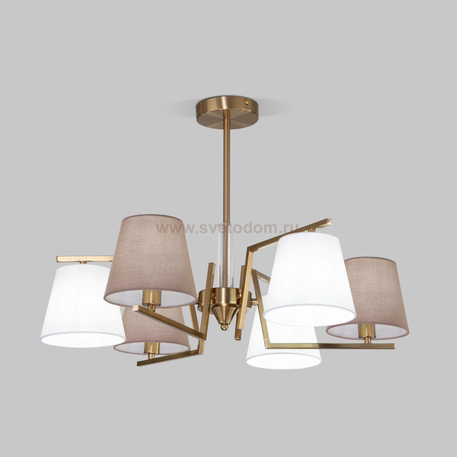 Потолочный светильник Eurosvet 60149/6 латунь Ozark