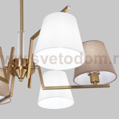 Потолочный светильник Eurosvet 60149/6 латунь Ozark