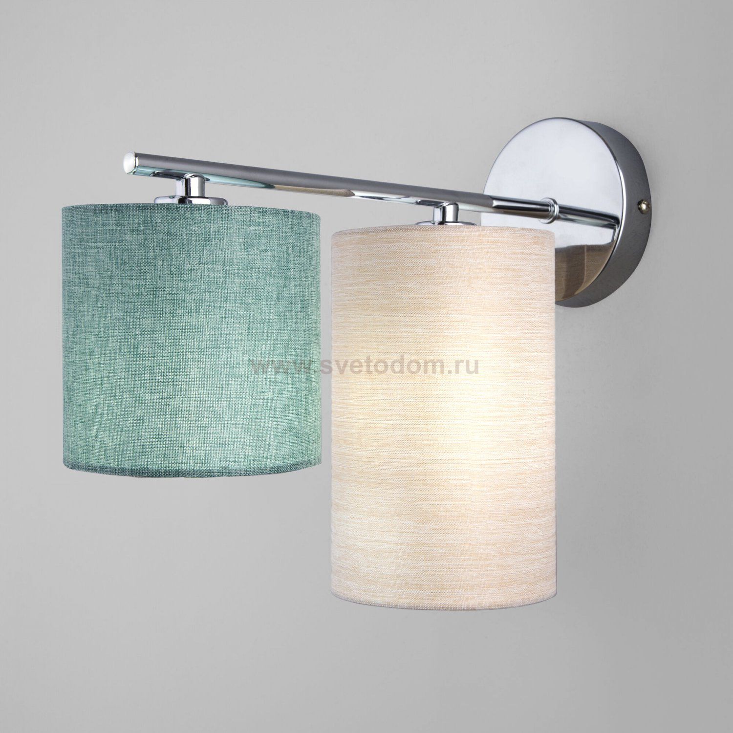 Настенный светильник бра Eurosvet 60151/2 хром Pastel