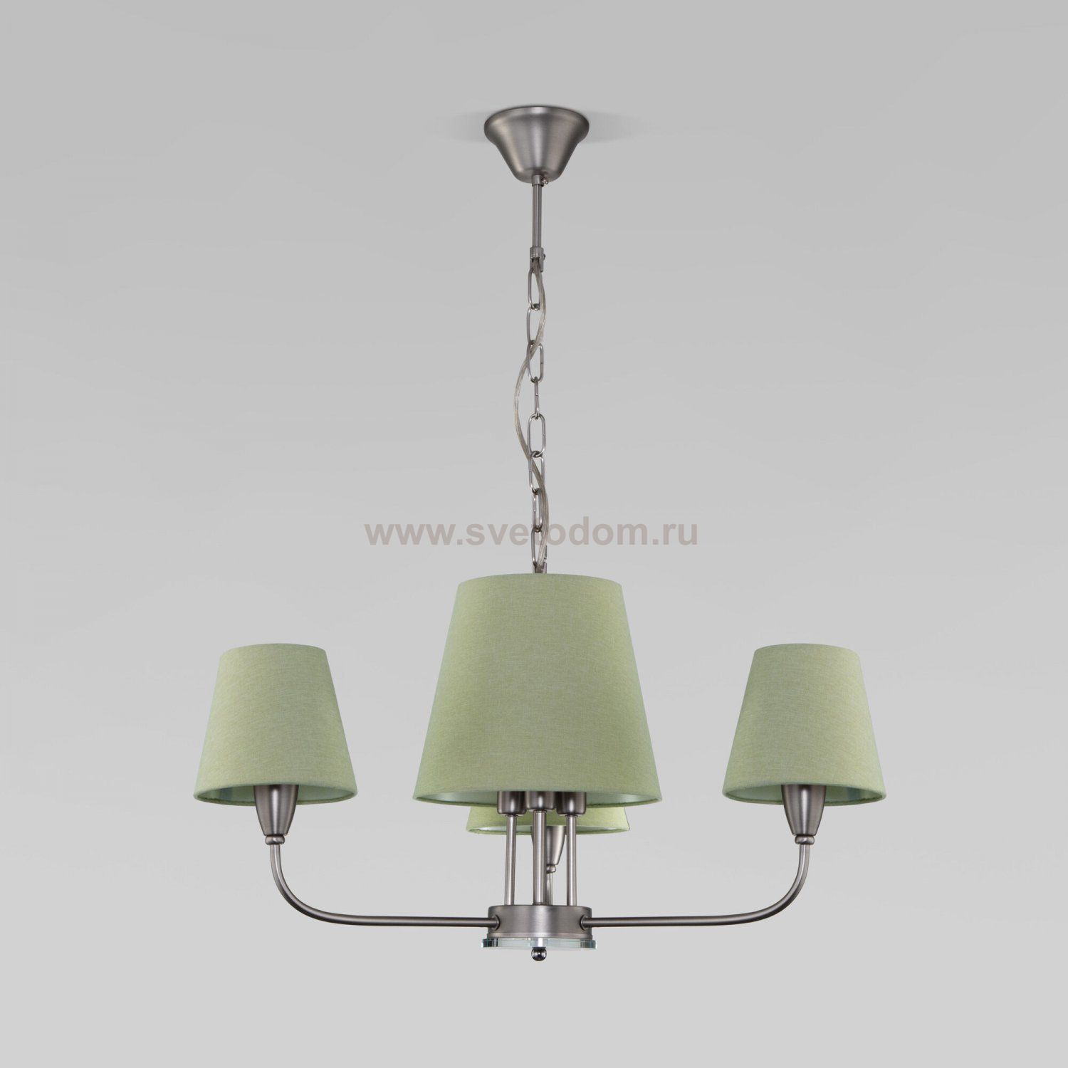 Подвесная люстра Eurosvet 60153/6 никель Milos