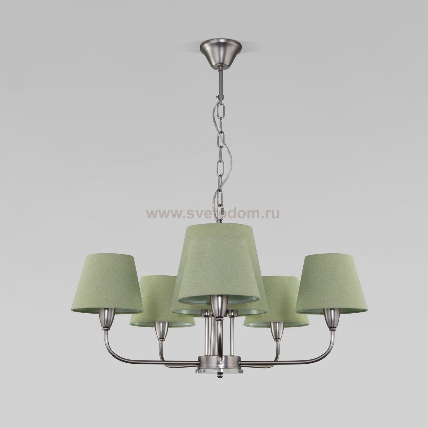 Подвесная люстра Eurosvet 60153/8 никель Milos