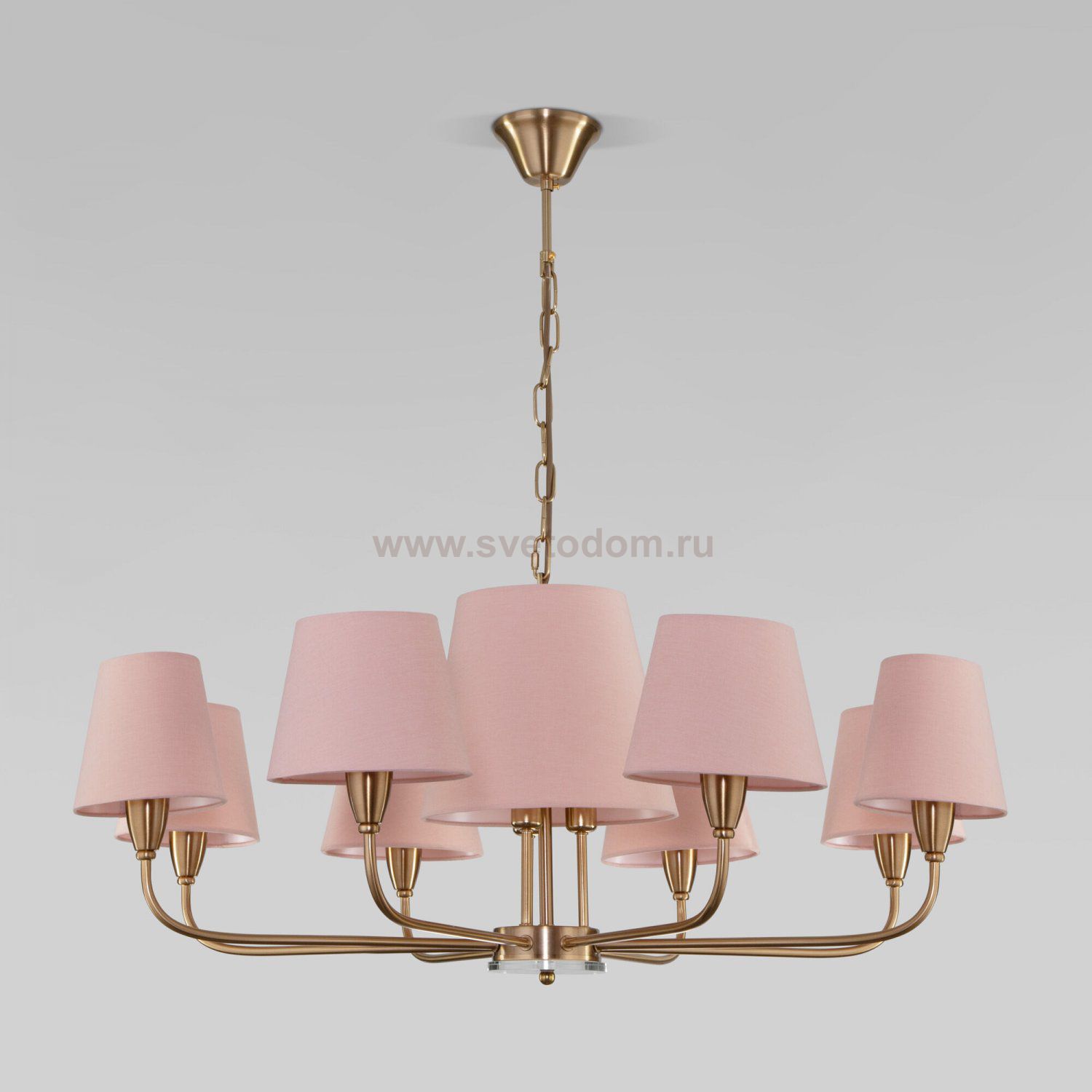 Люстра Eurosvet 60154 латунь Milos