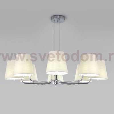 Подвесная люстра Eurosvet 60155/8 хром Amaretto