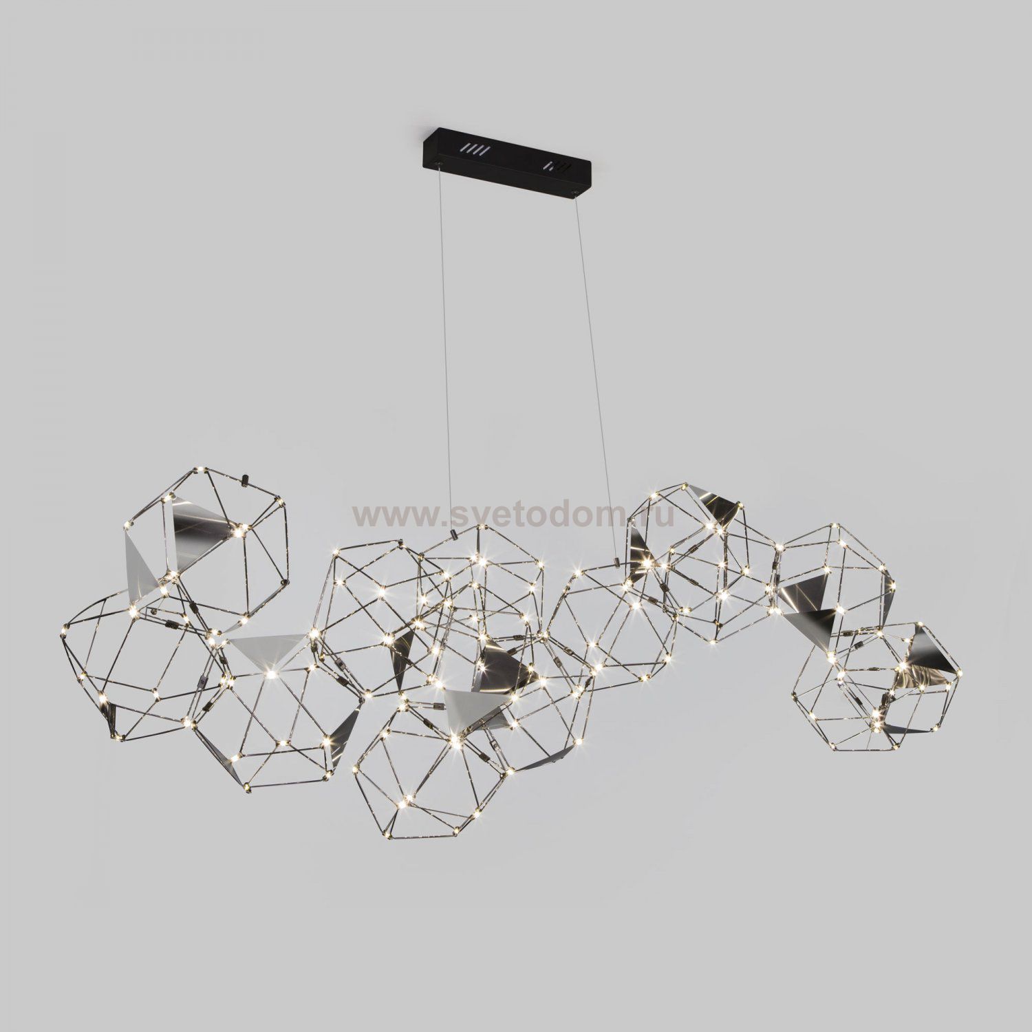 Подвесная люстра Eurosvet 90368/14 черный жемчуг Uma