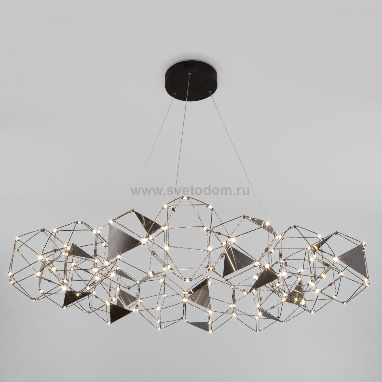 Подвесная люстра Eurosvet 90369/15 черный жемчуг Uma