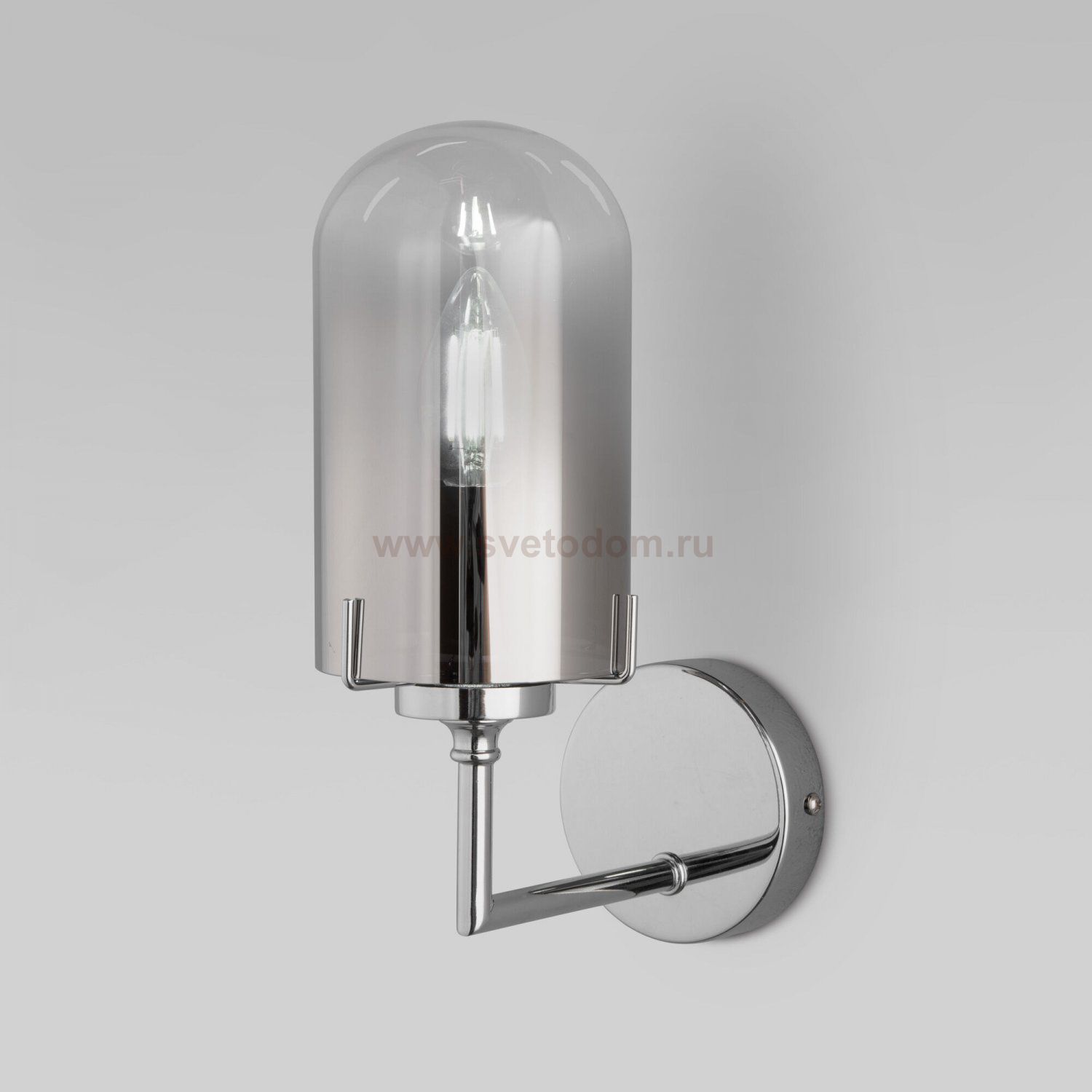 Настенный светильник бра Eurosvet 60156/1 хром Pluto