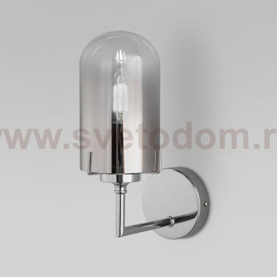 Настенный светильник бра Eurosvet 60156/1 хром Pluto
