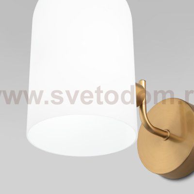 Настенный светильник бра Eurosvet 60157/1 латунь Bambola