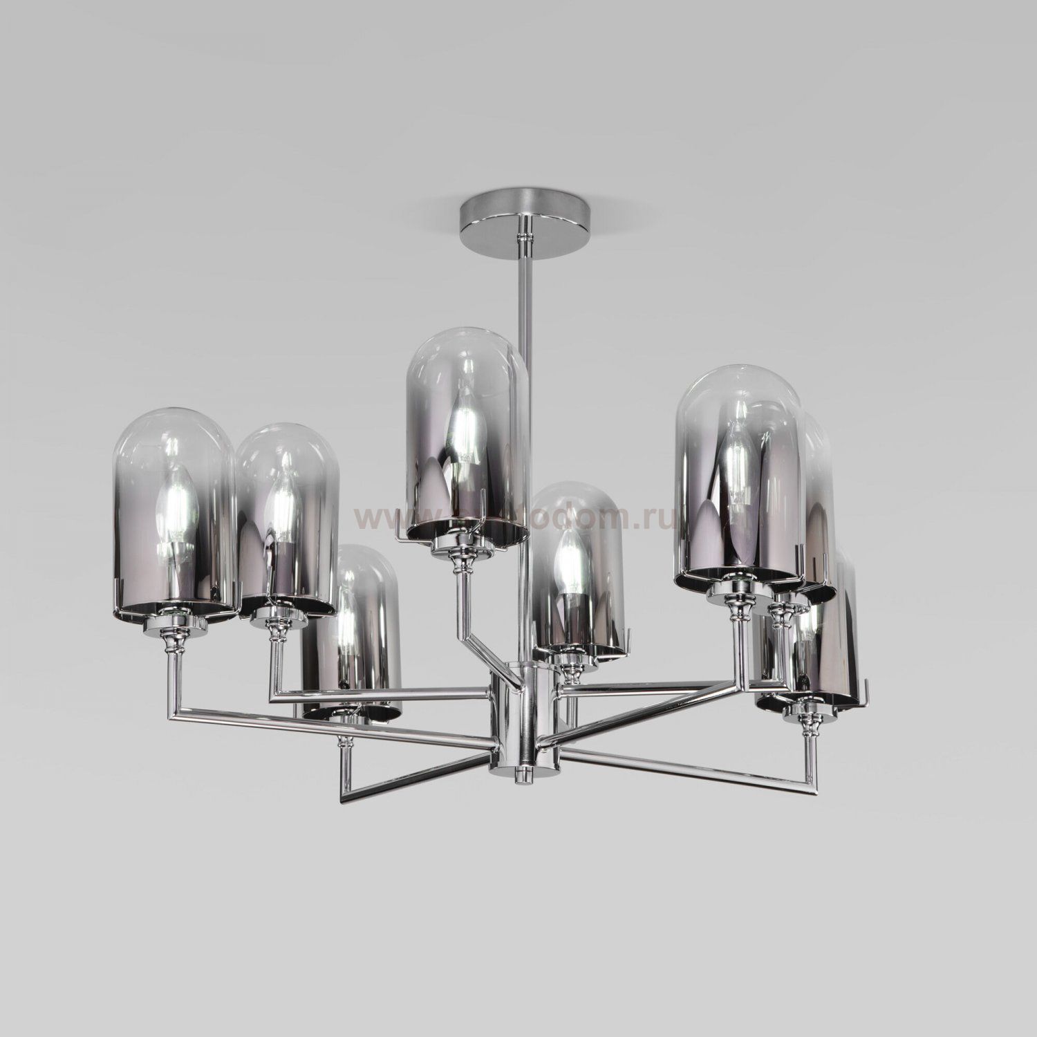 Люстра Eurosvet 60156/8 хром Pluto