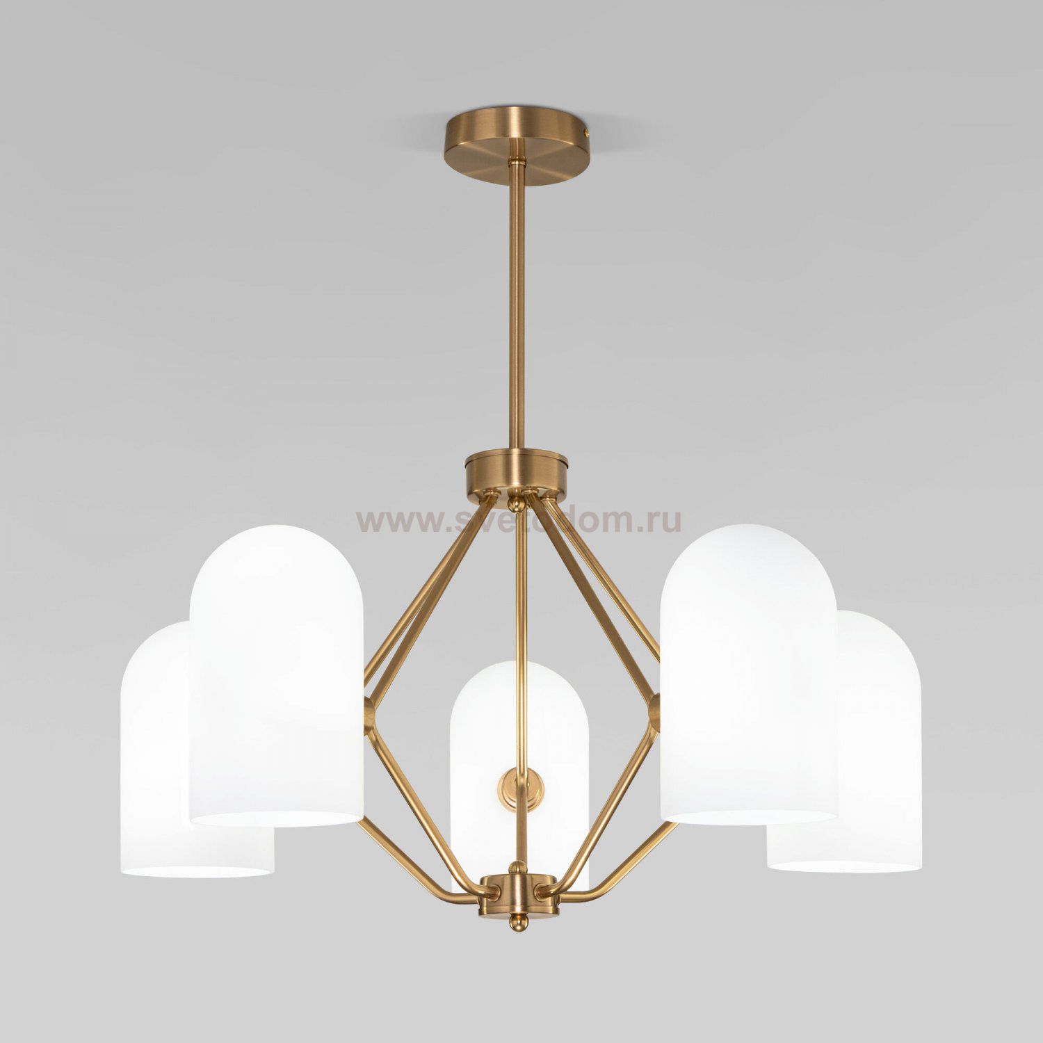 Потолочный светильник Eurosvet 60157/5 латунь Bambola