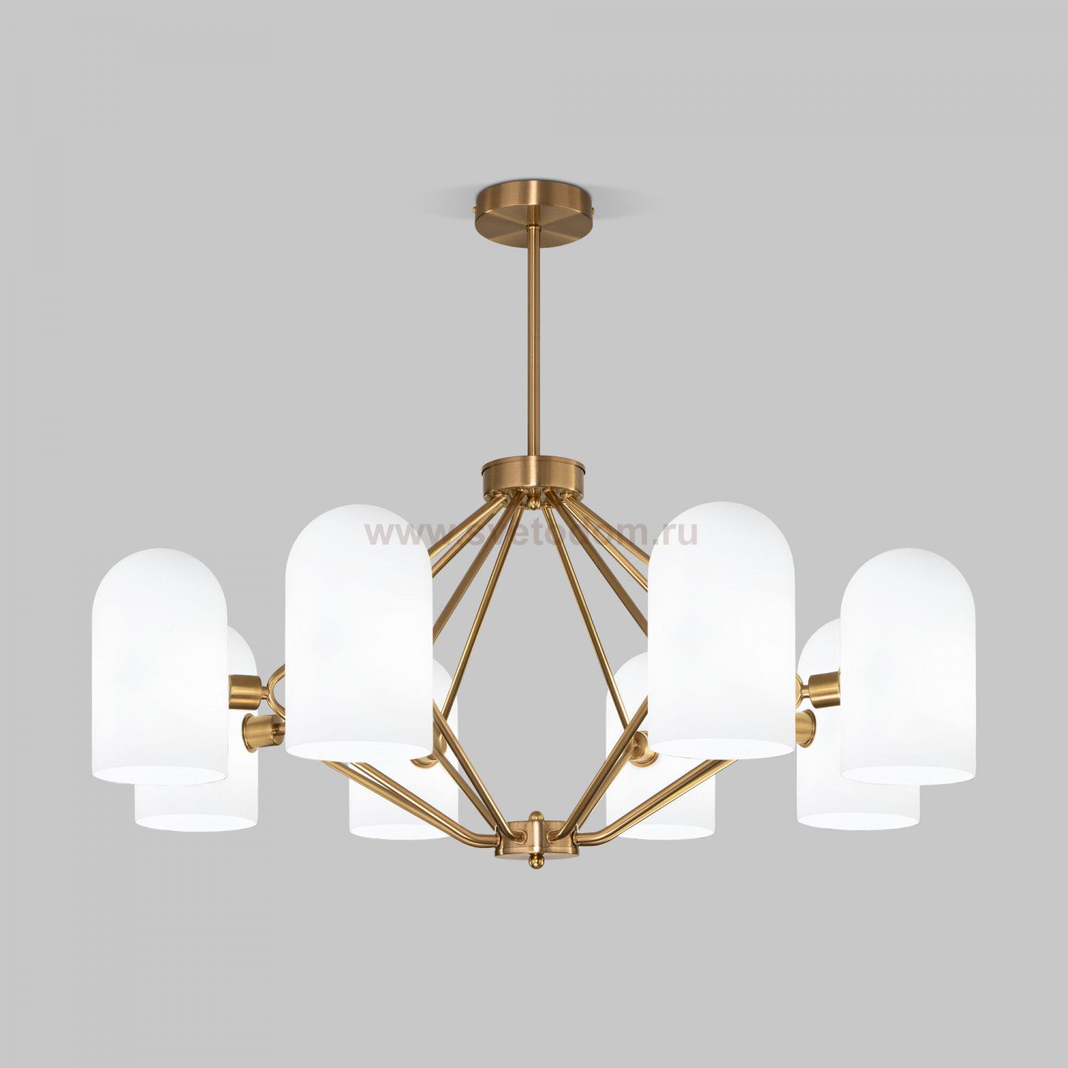 Потолочный светильник Eurosvet 60157/8 латунь Bambola