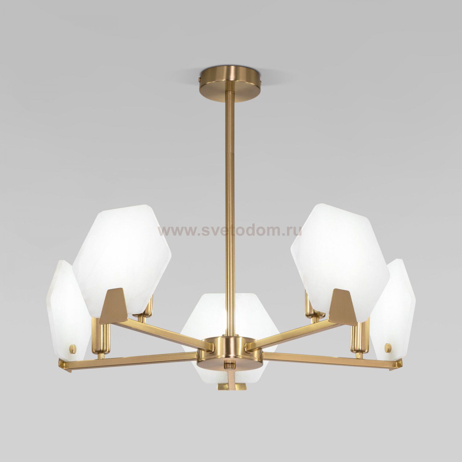 Люстра Eurosvet 60158/5 латунь Marble