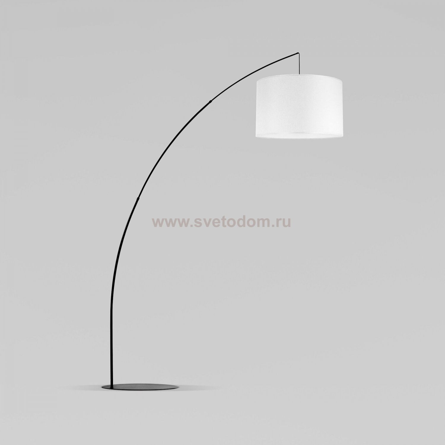 Напольный светильник с тканевым абажуром Eurosvet 3060 Moby White