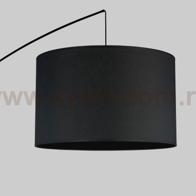 Напольный светильник с тканевым абажуром Eurosvet 5485 Moby Black
