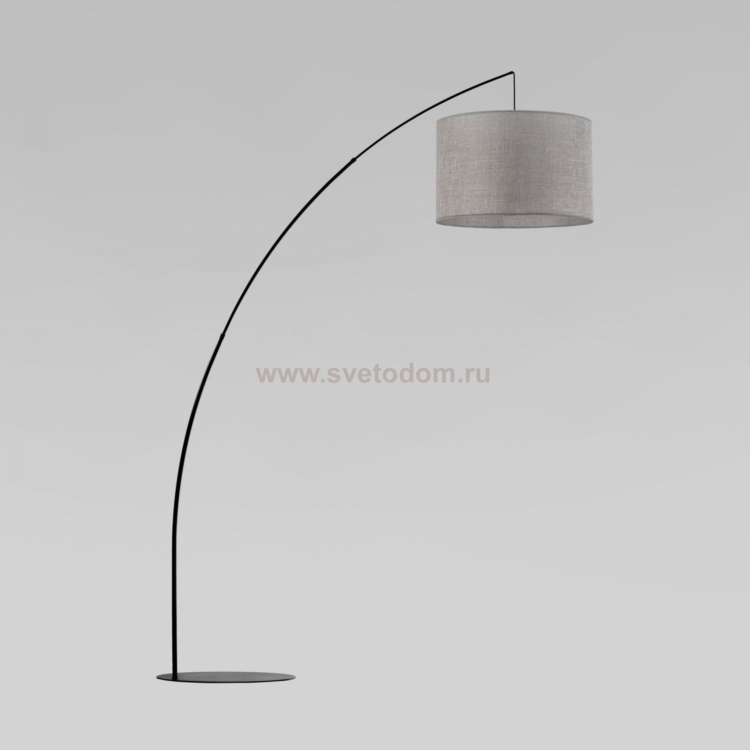 Напольный светильник с тканевым абажуром Eurosvet 5487 Moby Gray