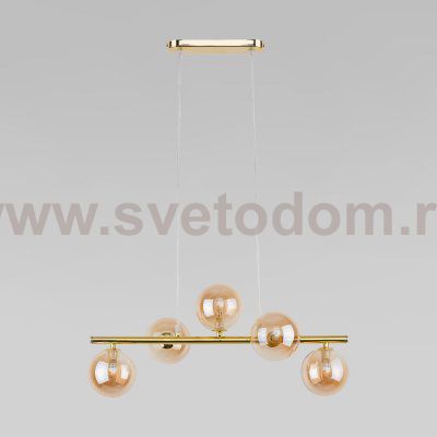 Подвесной светильник со стеклянными плафонами 4549 Estera Gold TK Lighting