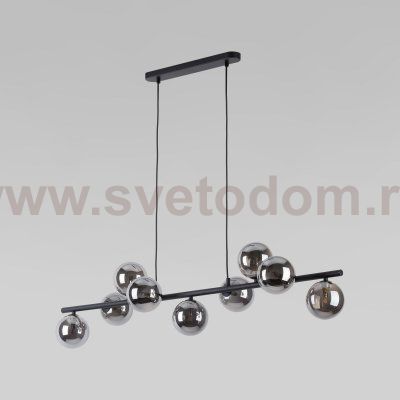 Подвесной светильник со стеклянными плафонами 5667 Estera Black TK Lighting