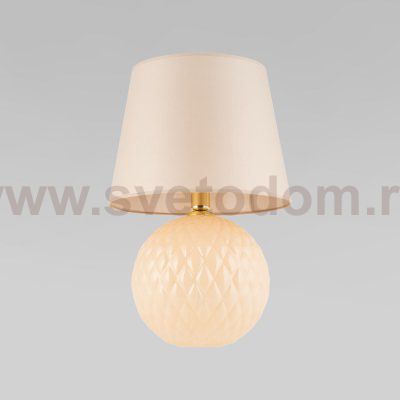 Настольный светильник с тканевым абажуром 5591 Santana Ecru TK Lighting