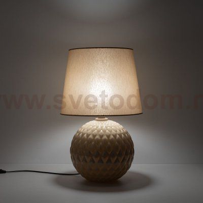 Настольный светильник с тканевым абажуром 5591 Santana Ecru TK Lighting