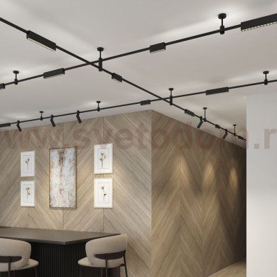 Esthetic Magnetic Трековый светильник 12W 3000K (чёрный) 85121/01 Elektrostandard