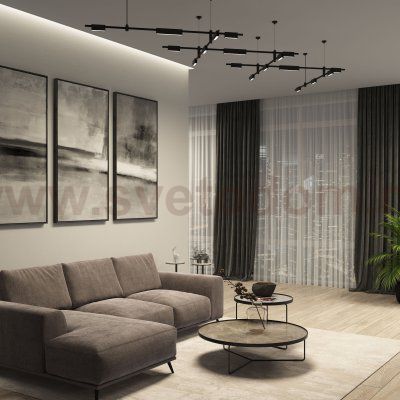 Esthetic Magnetic Трековый светильник 6W 3000K (чёрный) 85122/01 Elektrostandard