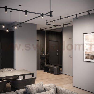 Esthetic Magnetic Трековый светильник 6W 3000K (чёрный) 85122/01 Elektrostandard