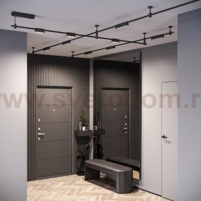 Esthetic Magnetic Трековый светильник 6W 3000K (чёрный) 85122/01 Elektrostandard