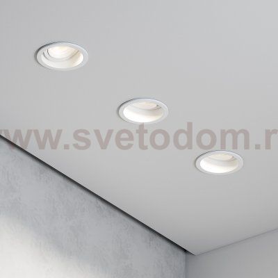 Светильник встраиваемый Tune белый 25014/01 Elektrostandard