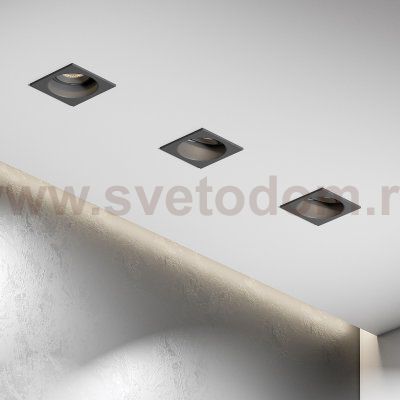 Светильник встраиваемый Tune графит 25015/01 Elektrostandard