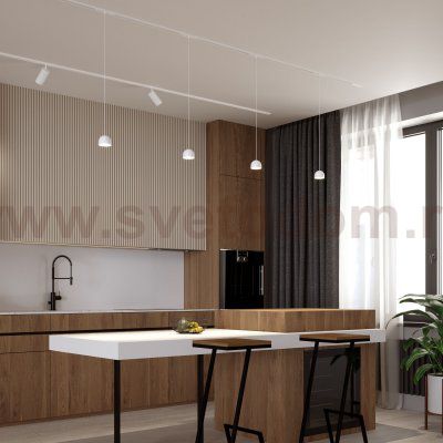 Slim Magnetic Трековый светильник 8W 4000K Uno (белый) 85126/01 Elektrostandard