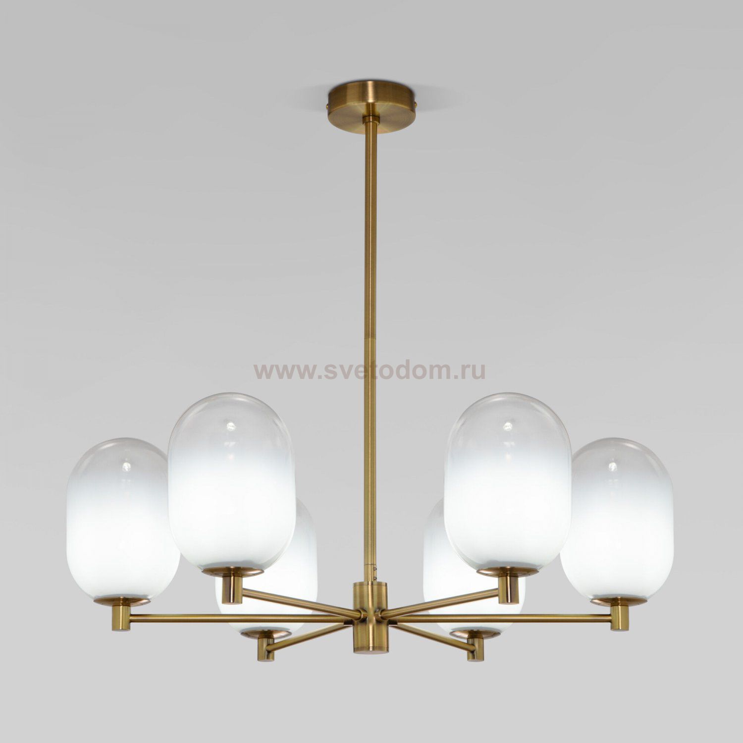 Потолочный светильник Eurosvet 60161/6 латунь Loona