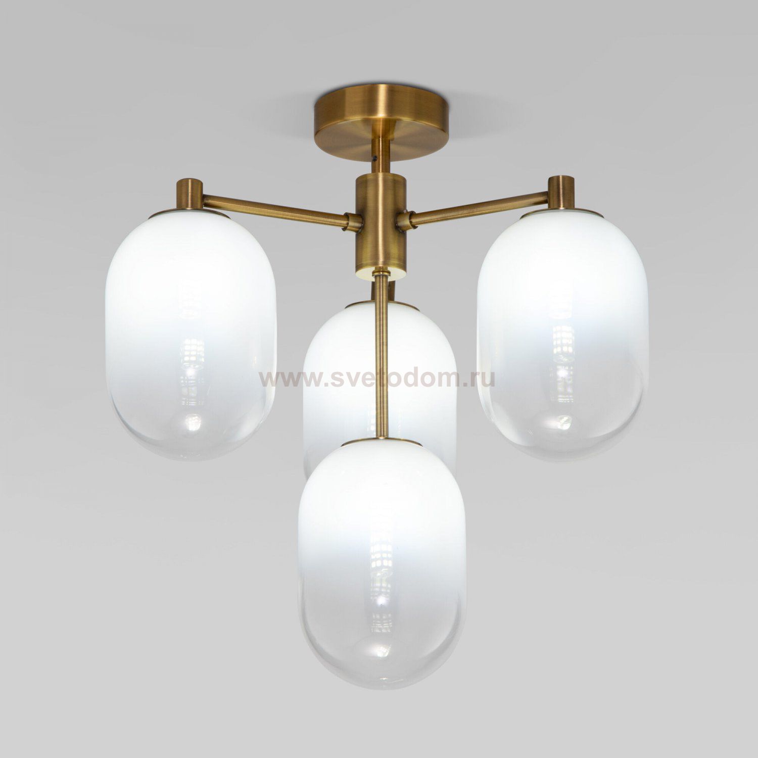 Потолочный светильник Eurosvet 60161/4 латунь Loona