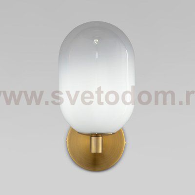 Настенный светильник бра Eurosvet 60161 латунь Loona