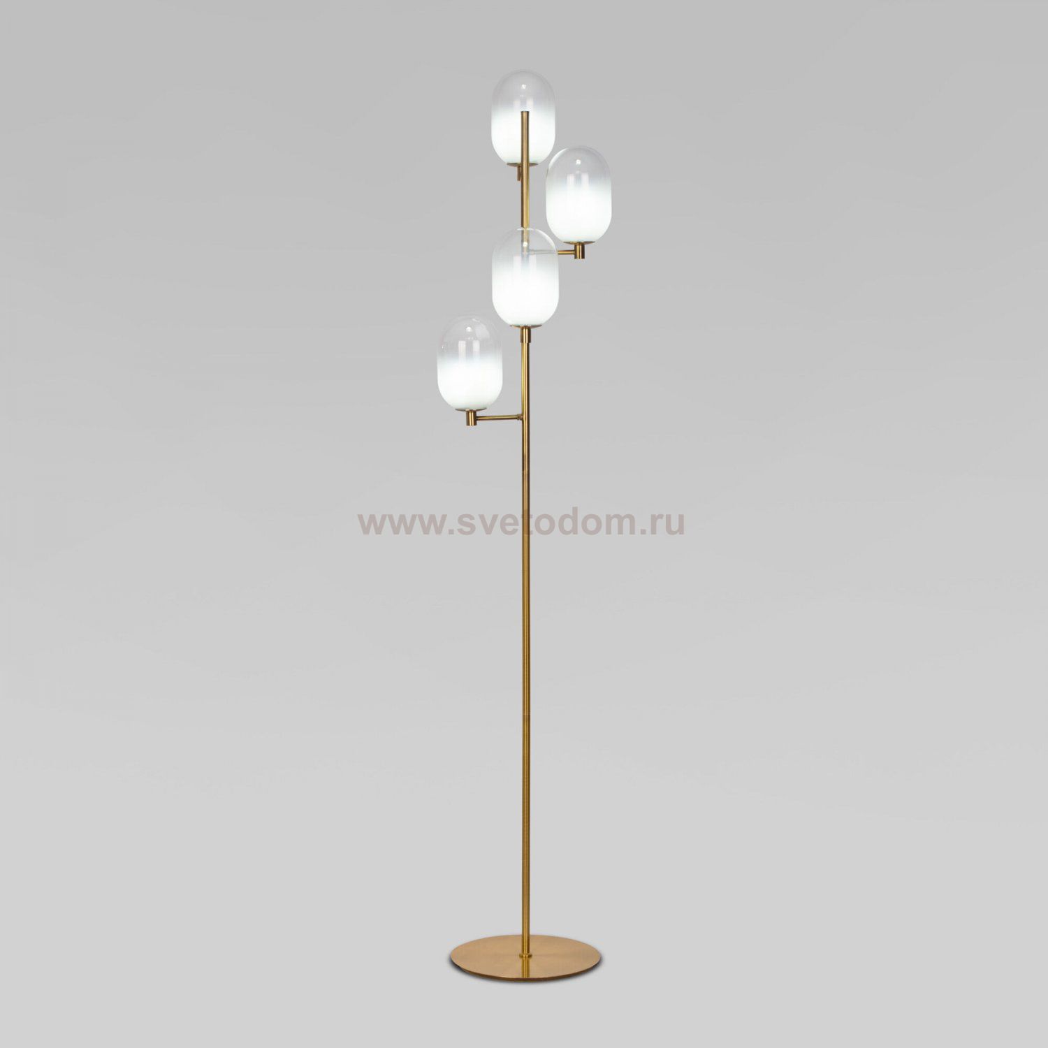 Торшер напольный Eurosvet 01161/4 латунь Loona