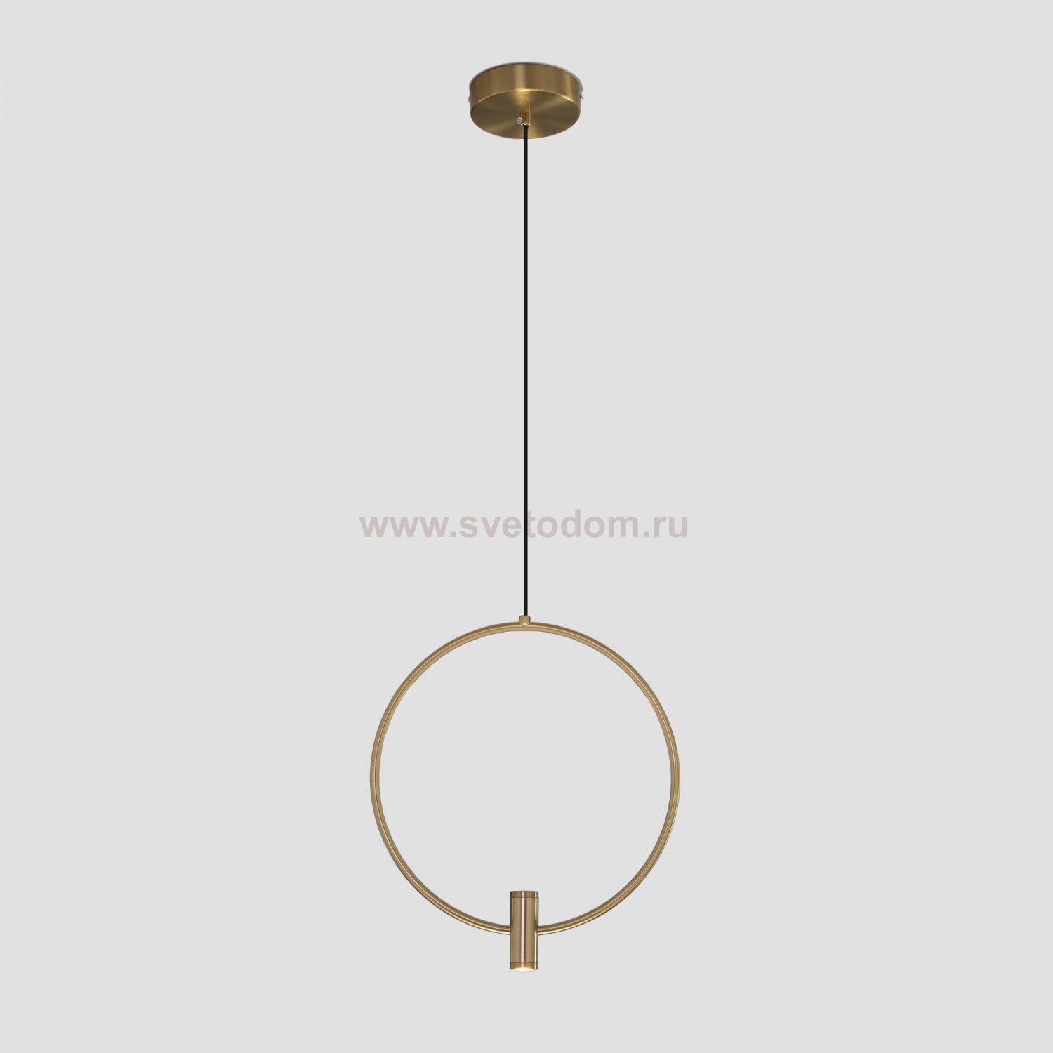 Подвесная люстра Eurosvet 50257/1 LED латунь Layla