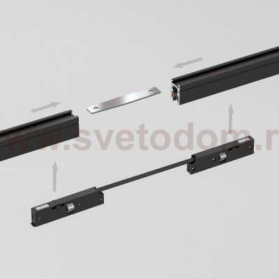 Mini Magnetic Шинопровод накладной (черный) (2м) 85171/00 85171/00 Elektrostandard