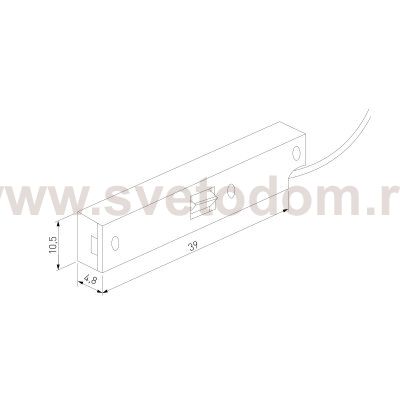 Mini Magnetic Ввод питания (черный) 85172/00 Elektrostandard