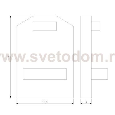 Mini Magnetic Заглушки для шинопровода (2шт) 85174/00 Elektrostandard