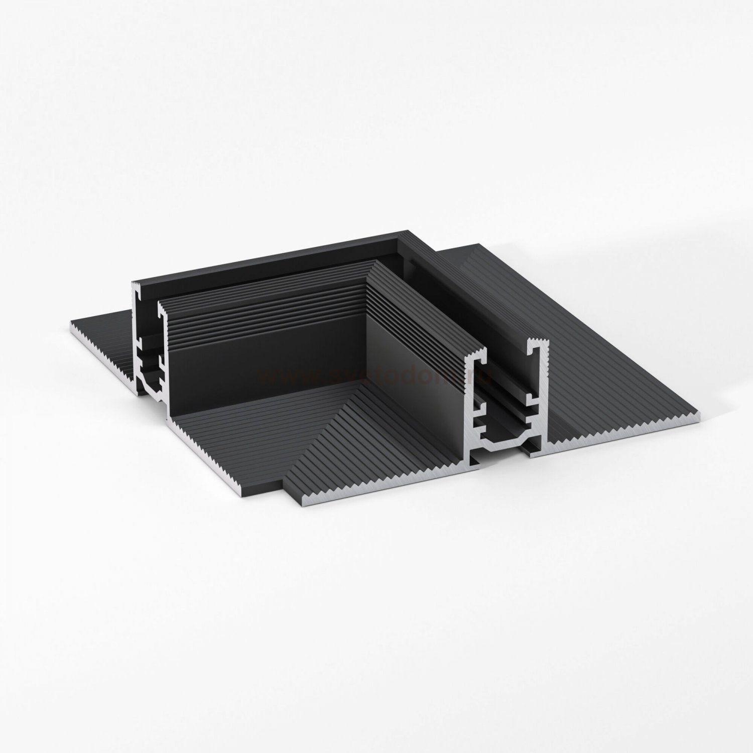 Mini Magnetic Коннектор угловой для встраиваемого шинопровода (черный) 85177/00 Elektrostandard