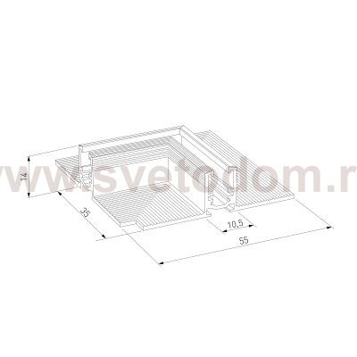 Mini Magnetic Коннектор угловой для встраиваемого шинопровода (черный) 85177/00 Elektrostandard