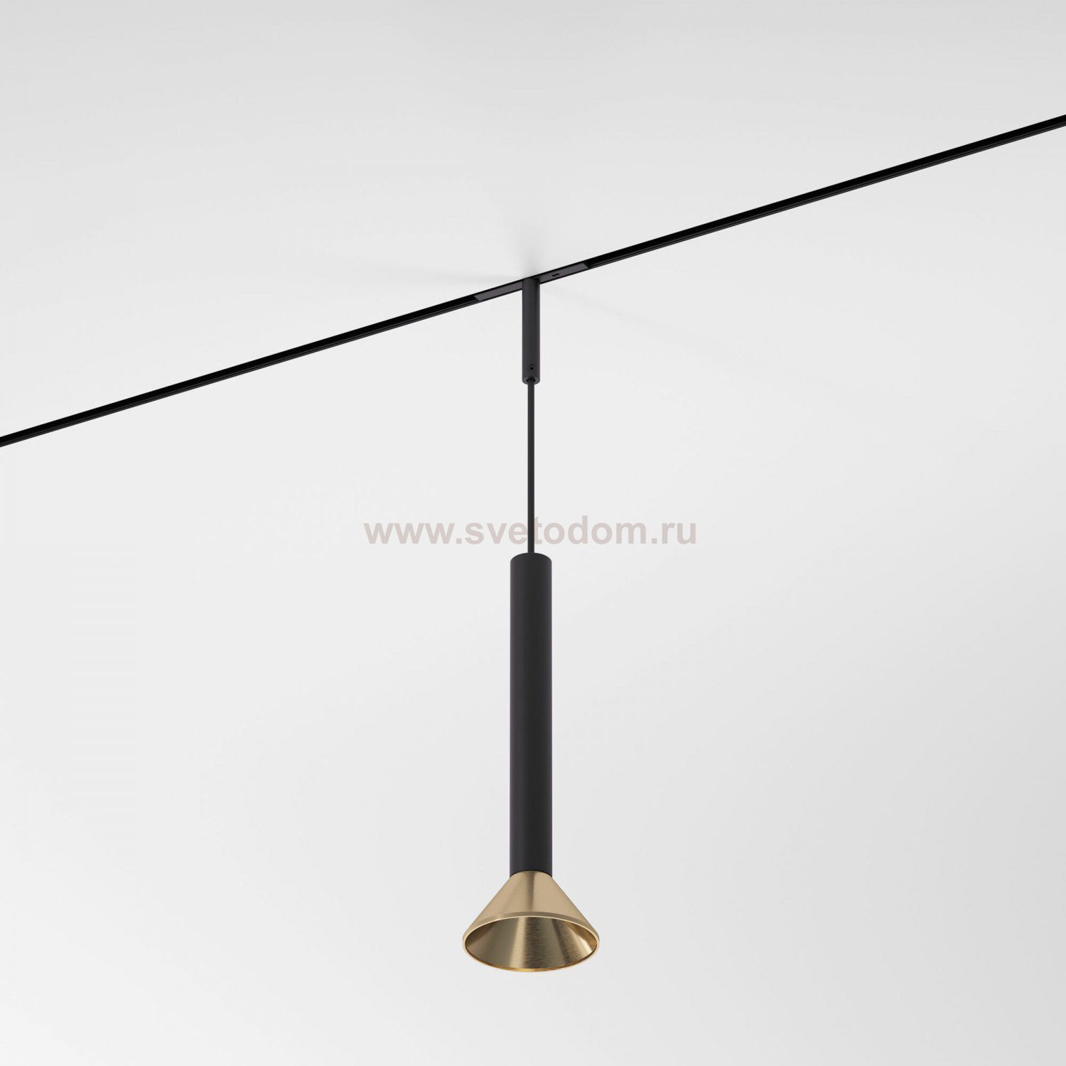 Mini Magnetic Трековый светильник 3W 3000K (черный/латунь) 85164/01 Elektrostandard