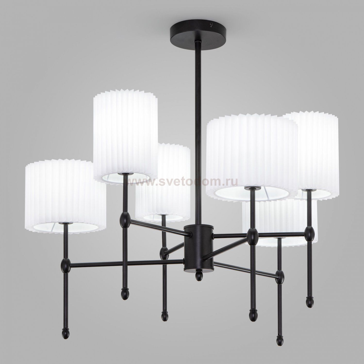 Люстра Eurosvet 60162/6 черный Notturno