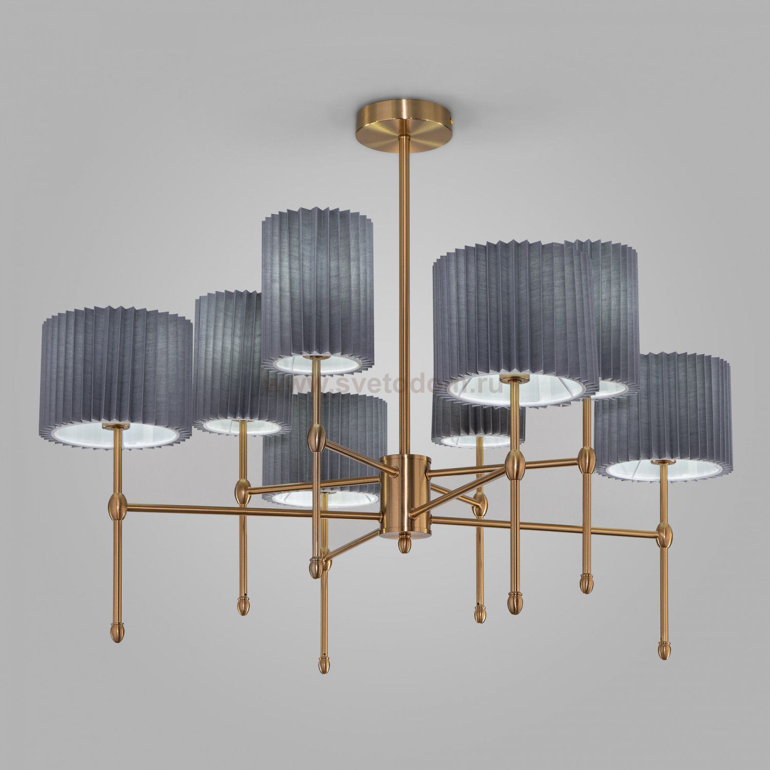 Потолочный светильник Eurosvet 60162/8 латунь Notturno