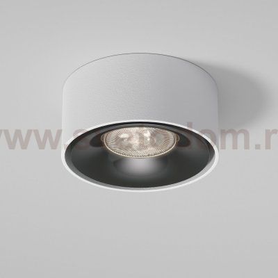 Светильник встраиваемый светодиодный Glam белый/черный 25095/LED Elektrostandard