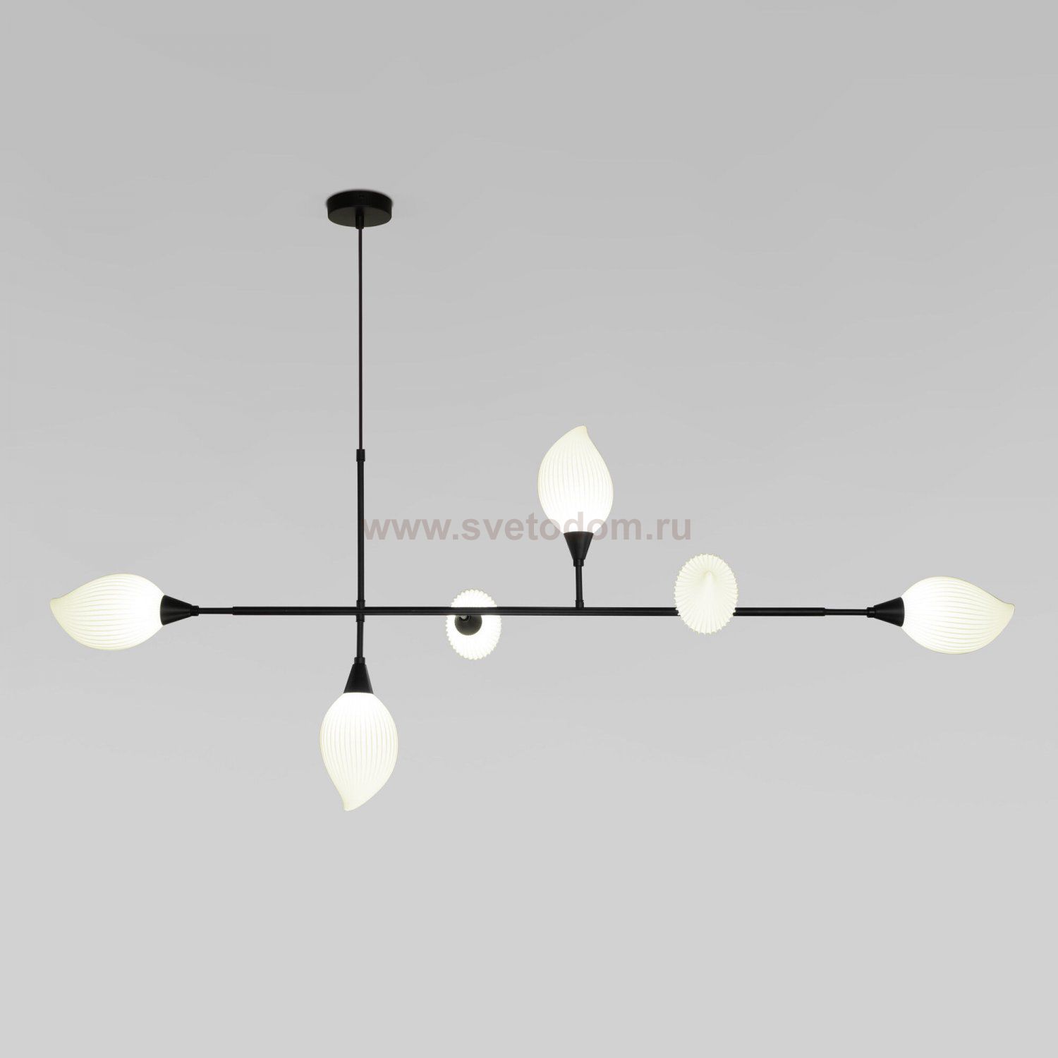 Люстра Eurosvet 30188/6 черный Sinki