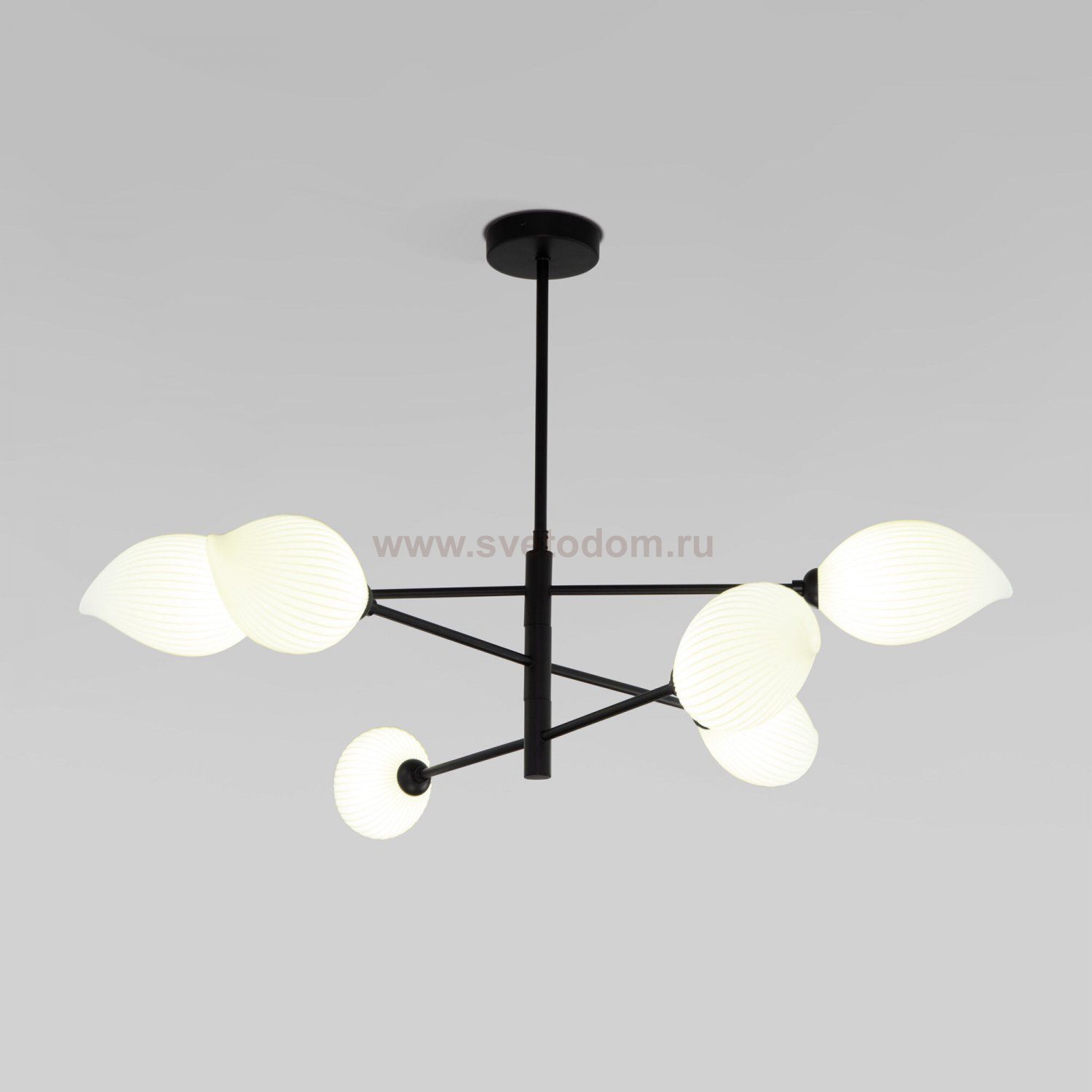 Подвесная люстра Eurosvet 30189/6 черный Sinki