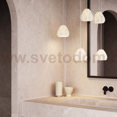 Подвесная люстра Eurosvet 30187/1 белый Sinki