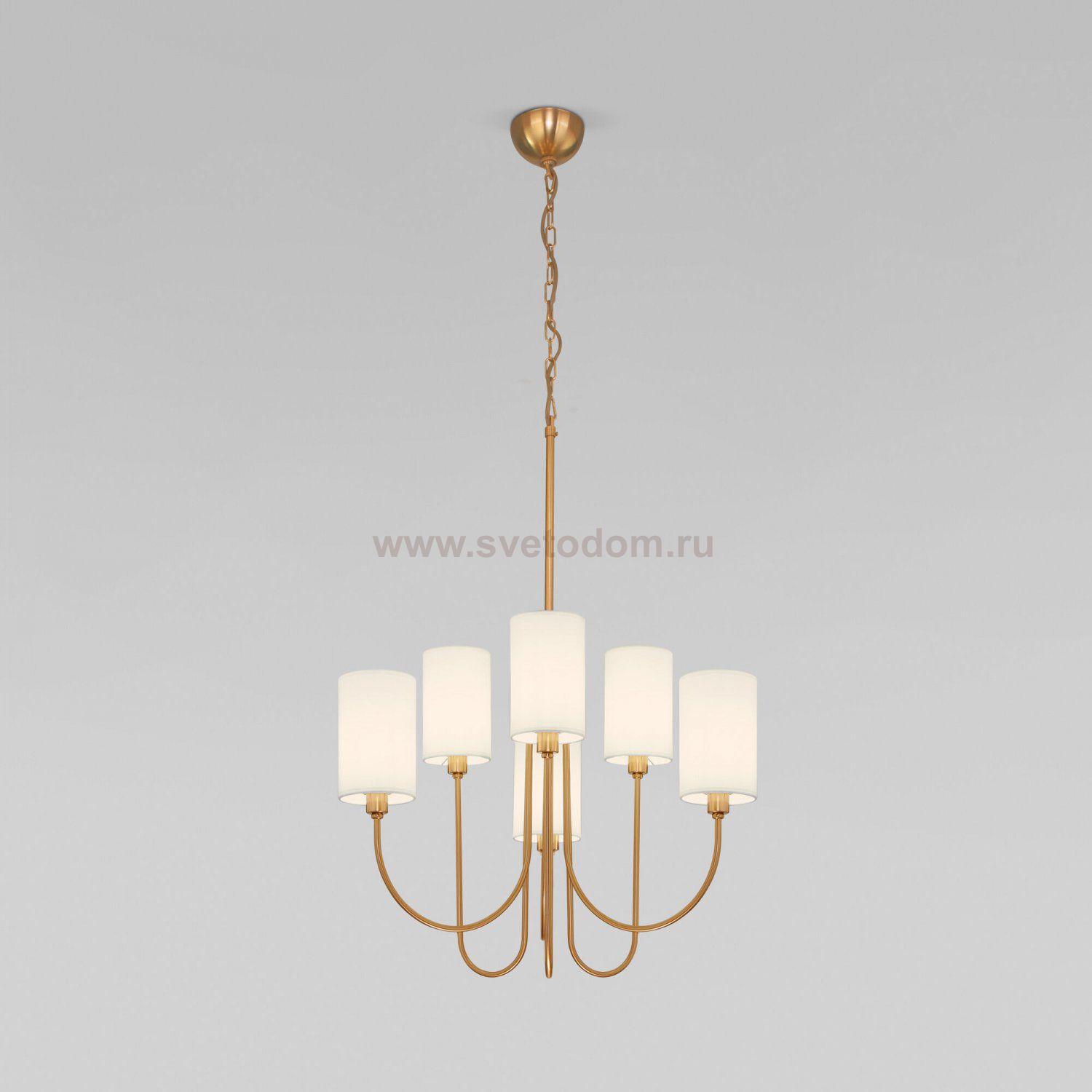 Люстра Eurosvet 60164/6 латунь Abbey