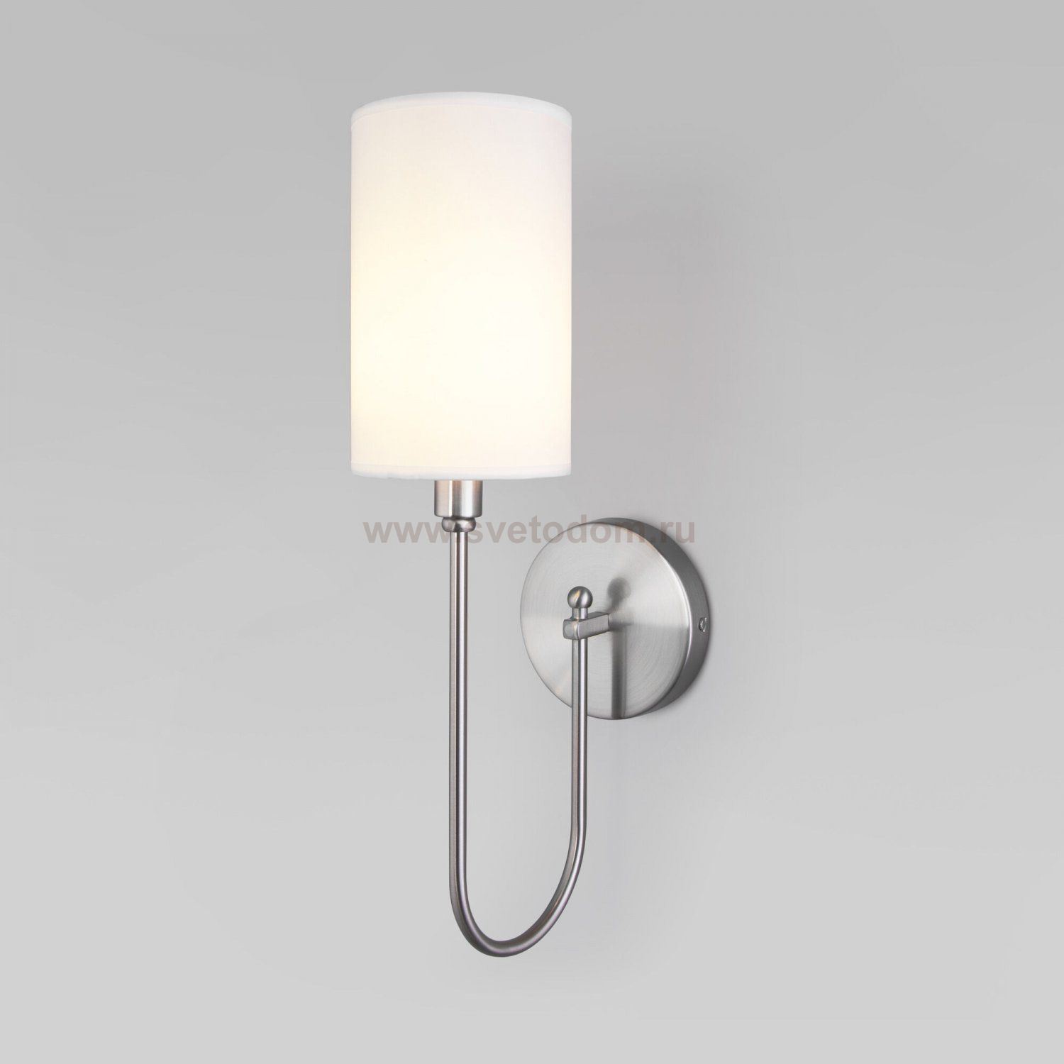 Настенный светильник бра Eurosvet 60164/1 никель Abbey