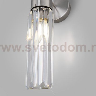 Настенный светильник бра Eurosvet 60163/1 никель Gilian